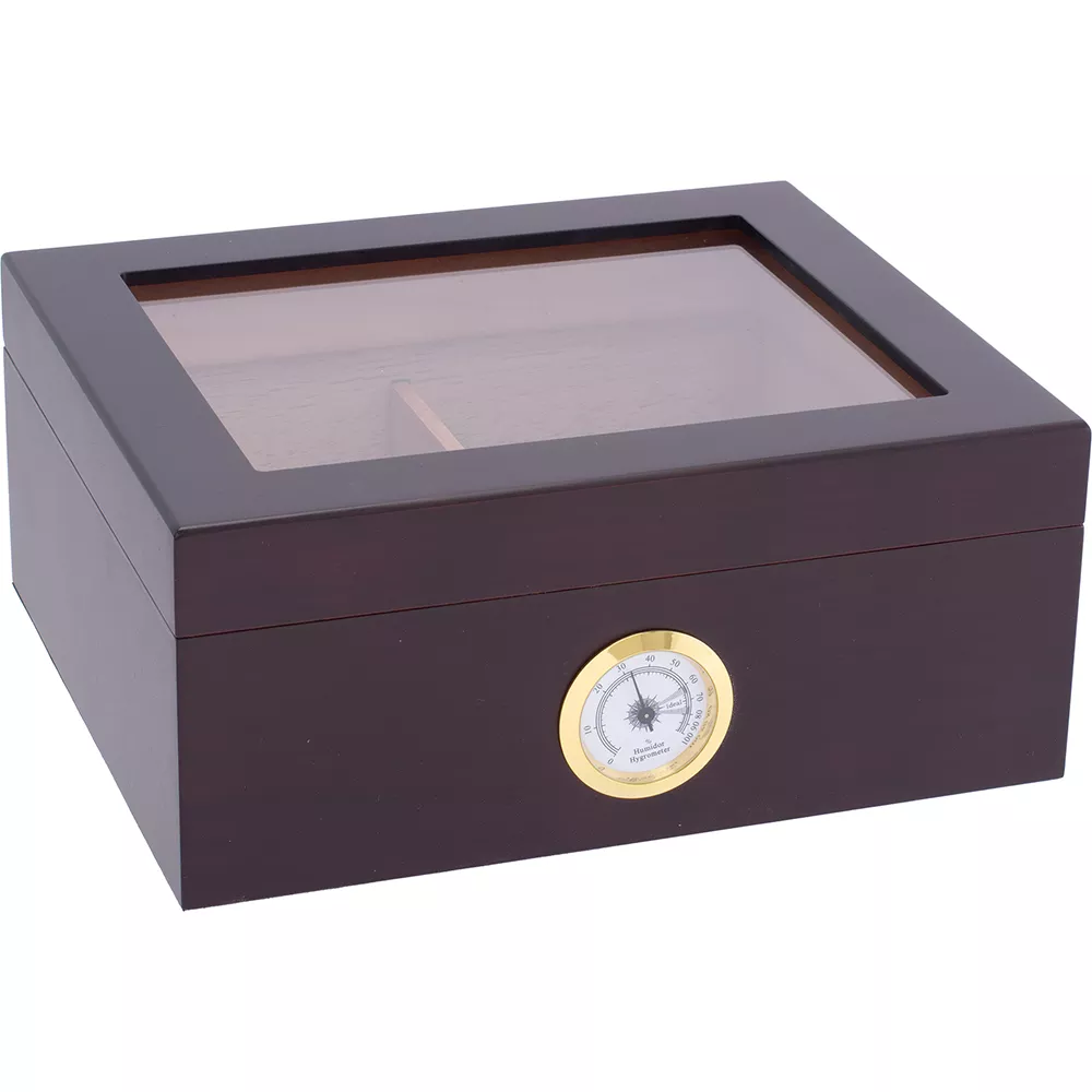 14" Brown Cedar Humidor