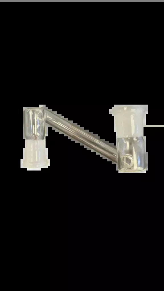 14mm Female to 18mm Female Angled Dropdown Adapter