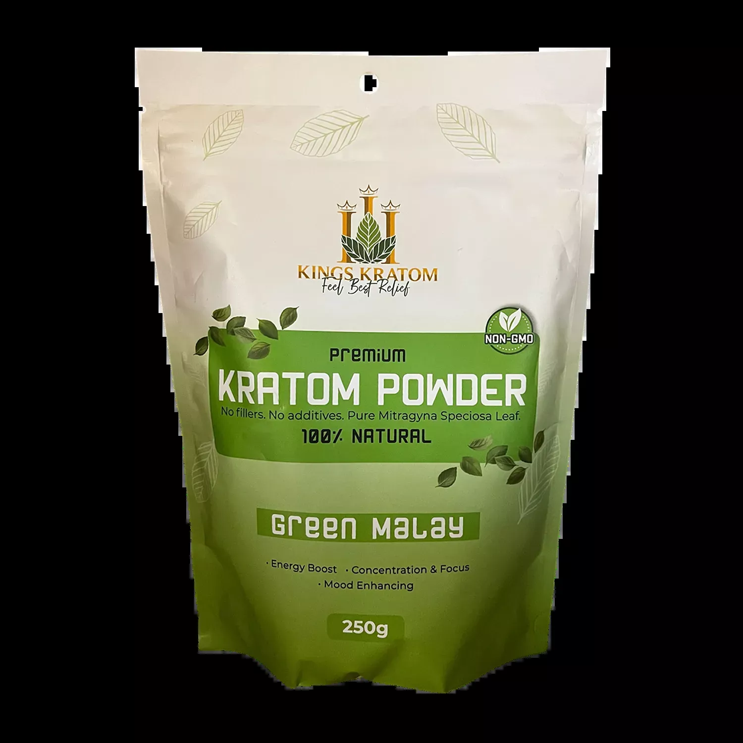 3 Kings Kratom 250g Premium Kratom Powder Green Malay