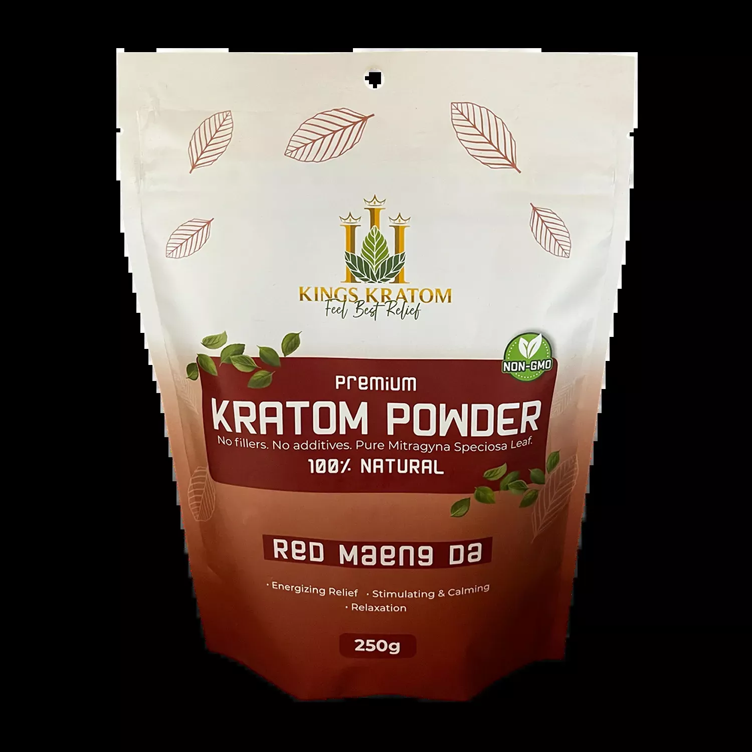 3 Kings Kratom 250g Premium Kratom Powder Red Maeng Da