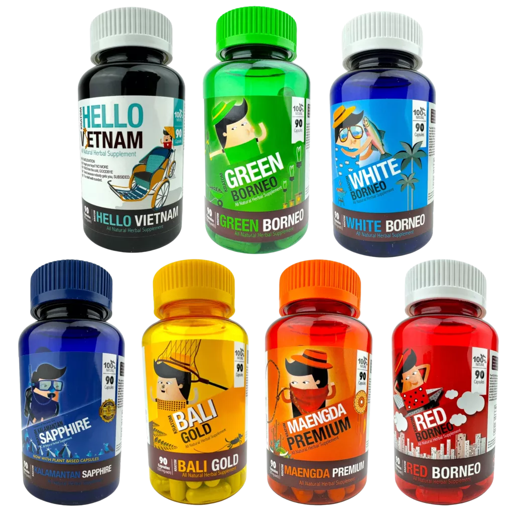 Bumble Bee Kratom 90 Count Capsules