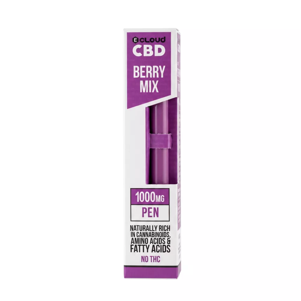 E Cloud Disposable CBD Pen Vape Berry Mix