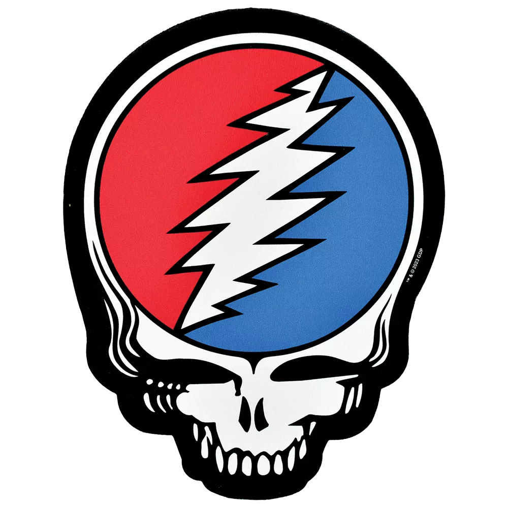 Grateful Dead x Pulsar Die Cut Fabric Top Dab Mat Steal Your Face 7.5"x10"