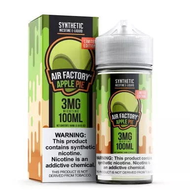 “Limited Edition” Dutch Apple (Apple Pie) by Air Factory Tobacco-Free Nicotine Series E-Liquid