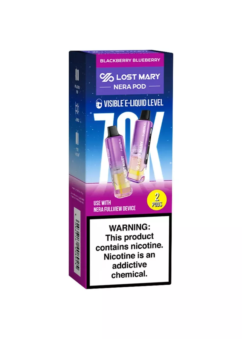 Nera Fullview 70K Refill Pods Blackberry Blueberry
