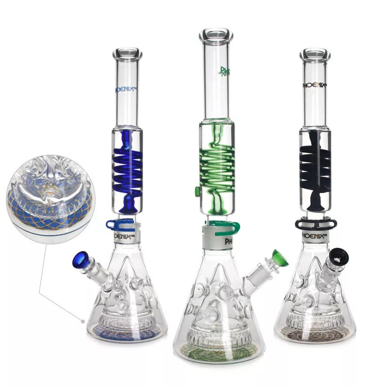 Phoenix Star Freezable Coil Bong 18" 5mm