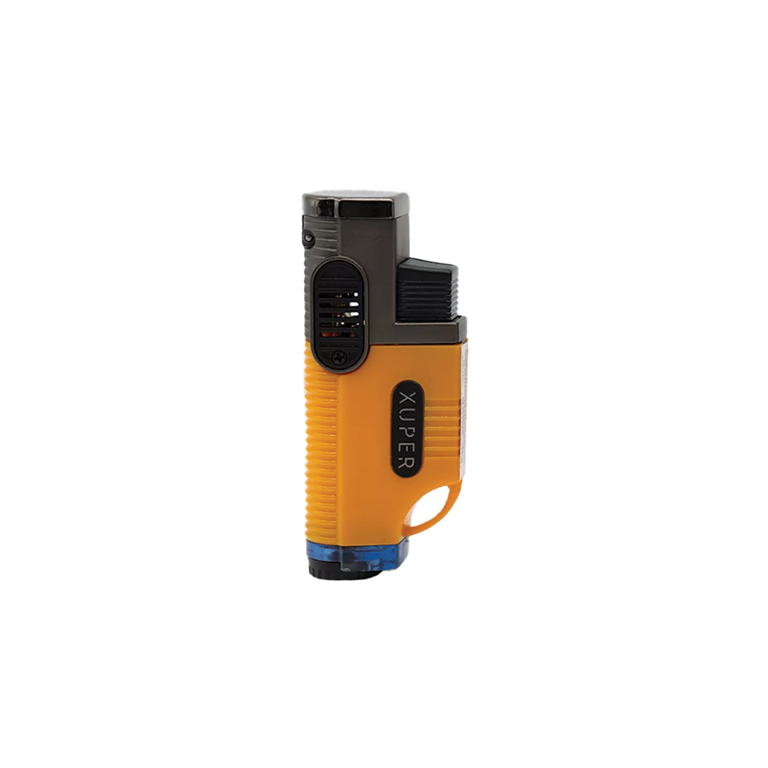 Xuper Auto Open Triple Torch Lighter Yellow