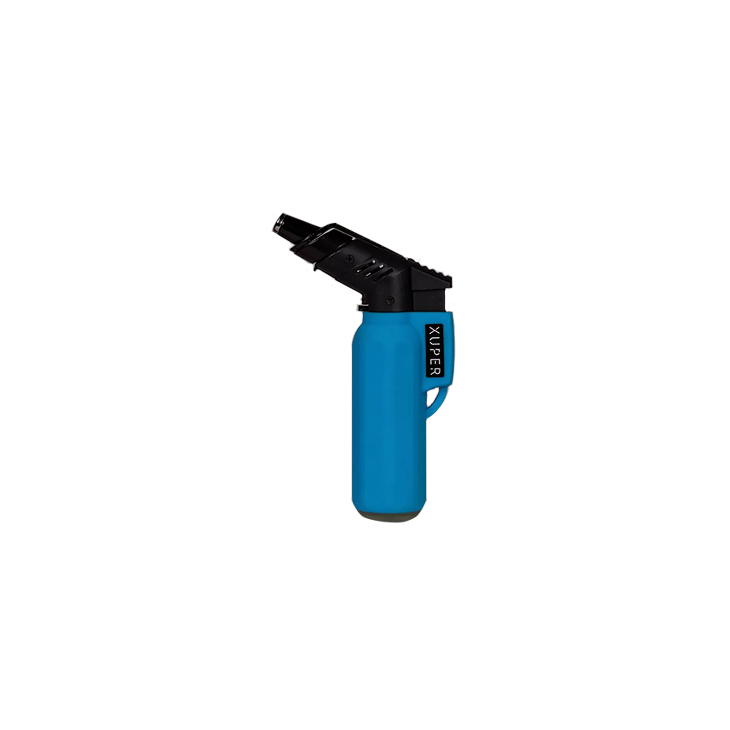 Xuper Presser Neon Mini Torch Lighter with Tamper 4" Neon Blue