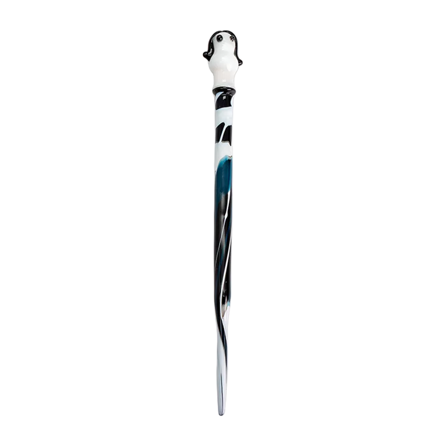 Zebra Swirl Black Dab Tool -Design 5